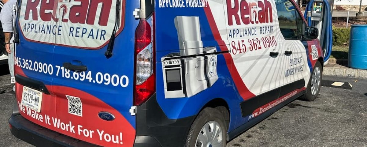 Our appliance repair van is always on the move!